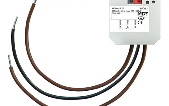 MDT AKS-02UP.03 Actionneur de commutation KNX encastrable 2 fois