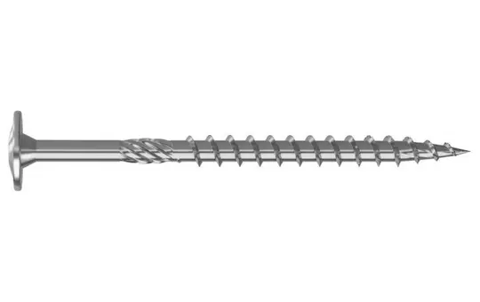 Vis à construction tête plate à filetage partiel TORX | 8x100 mm