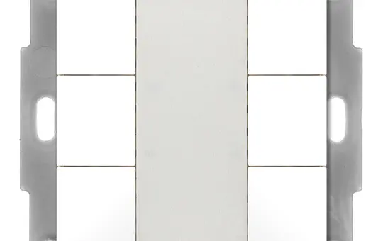 MDT BE-TA5506.G2 Capteur tactile KNX 55 v2 6 fois | blanc pur brillant