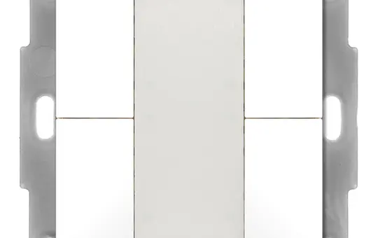 MDT BE-TA5504.G2 KNX Touch Sensor 55 v2 4-fold | pure white shiny