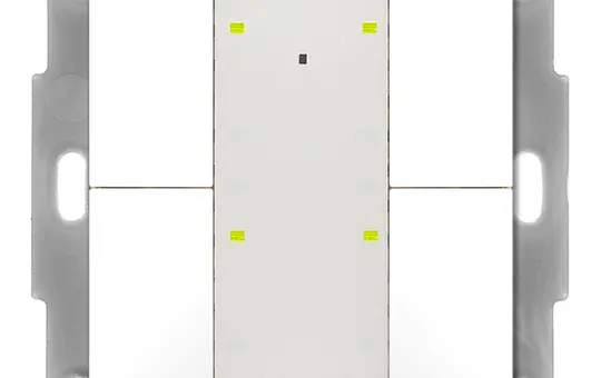 MDT BE-TA55P4.02 KNX Push Sensor Plus Flush-Mounted v2 4-fold | pure white matt