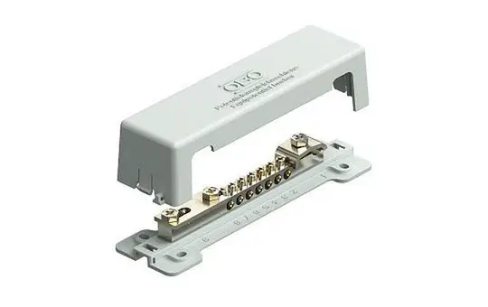 OBO BETTERMANN 5015073 Equipotential Bonding Bar with plastic base plate
