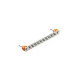 OBO BETTERMANN 5015866 Barrette de mise à la terre Pour une utilisation industrielle, 10 connexions