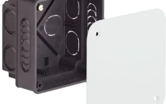 KAISER 1095-01 Flush-mounted junction box Lid, halogen-free | 107x107 mm