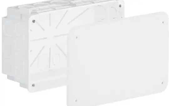 KAISER 1092-90 Flush-mounted connection box Lid, VDE, halogen-free | 240x142 mm