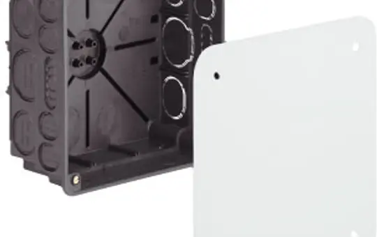 KAISER 1096-91 Flush-Mount Junction Box Lid, VDE | 159x159 mm