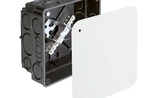 KAISER 1095-73 Equipotential Bonding Box 10 mm² with lid | 107x107 mm