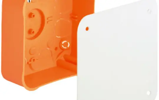 KAISER 9195-91 Hollow Wall Connection Box standard | 105x105 mm