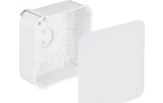 KAISER 9195-77 Hollow Wall Junction Box halogen free | 105x105 mm