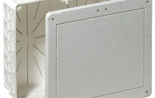 KAISER 1092-28 Boîtier d'encastrement universel avec plaque en fibre encastrée 240 x 280 x 102 mm