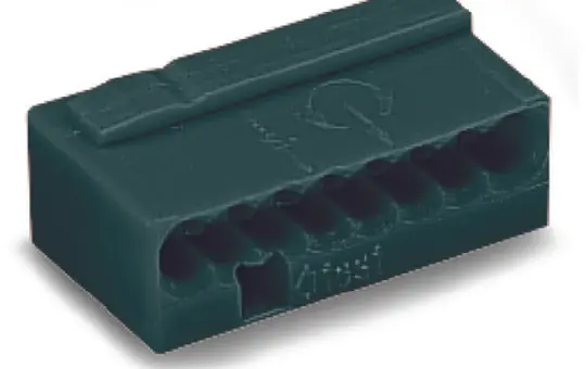 WAGO 243-208 Connection Terminal Block Micro Series 243 8-fold | dark gray