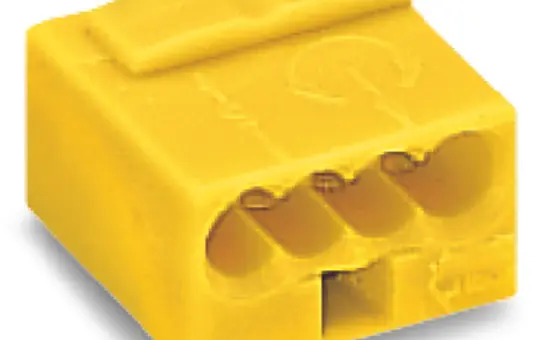 WAGO 243-504 Connection Junction Box Terminal Micro Series 243 4-fold | yellow