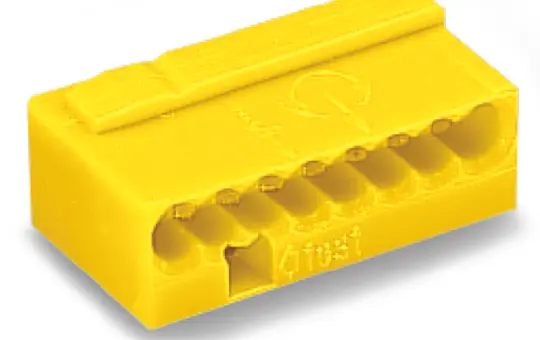 WAGO 243-508 Connecteur de boîtier de connexion Micro Série 243 8 fois | jaune