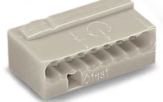 WAGO 243-308 Connection terminal block Micro Series 243 8-fold | light gray