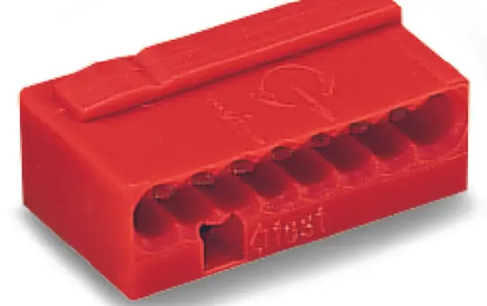 WAGO 243-808 Connection Terminal Micro Series 243 8-fold | red