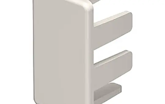 OBO BETTERMANN 6162517 End piece WDK creamy white | 15x30 mm