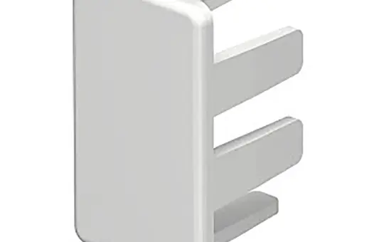 OBO BETTERMANN 6193102 Embout WDK blanc pur | 15x30 mm