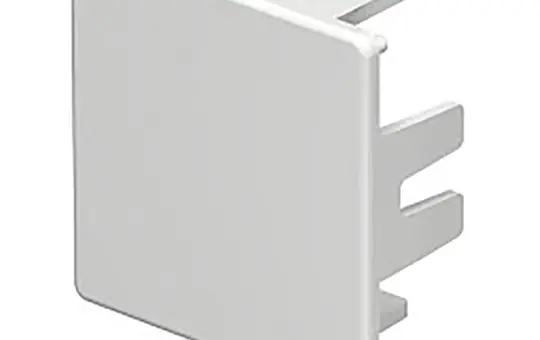 OBO BETTERMANN 6193218 End piece WDK pure white | 40x40 mm