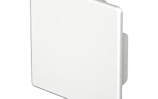 OBO BETTERMANN 6193285 Embout final WDK blanc pur | 60x60 mm
