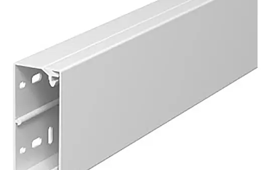 OBO BETTERMANN 6191142 Canal de guidage de câbles plastique | blanc pur | 40x90 mm