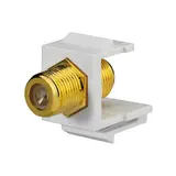 RUTENBECK 17000600 Flush-Mounted Socket BNC-F Keystone | pure white