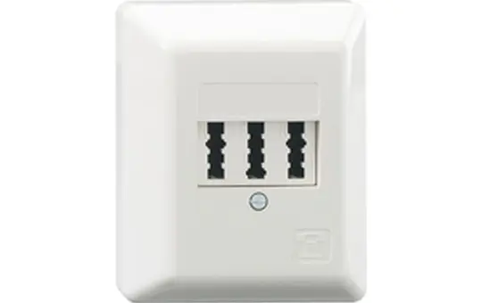 RUTENBECK 10210109 TAE connection socket NFN surface-mounted | pure white