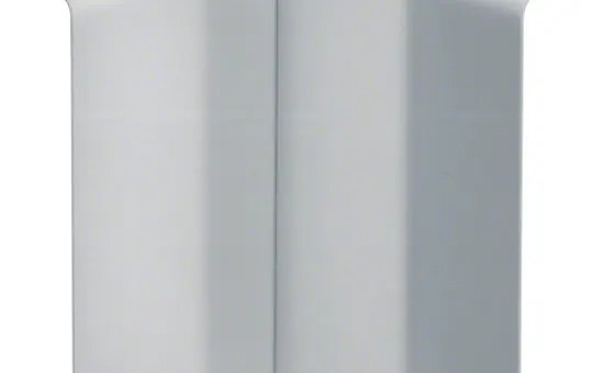 HAGER SL200804D1 tehalit skirting trunking internal corner adjustable | aluminum | 20x80 mm