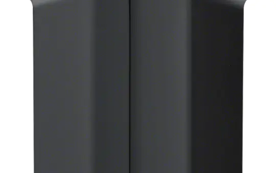 HAGER SL2008049011 tehalit skirting trunking internal corner adjustable | graphite black | 20x80 mm