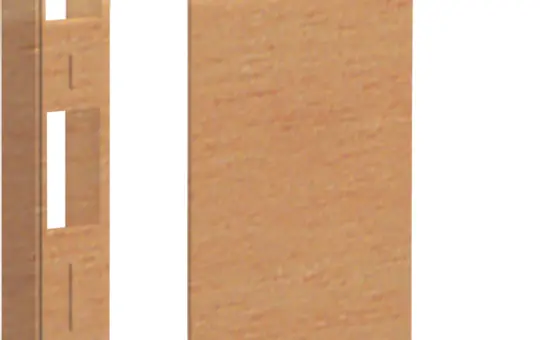 HAGER SL200806D2 tehalit skirting trunking end piece standard | beech | 20x80 mm