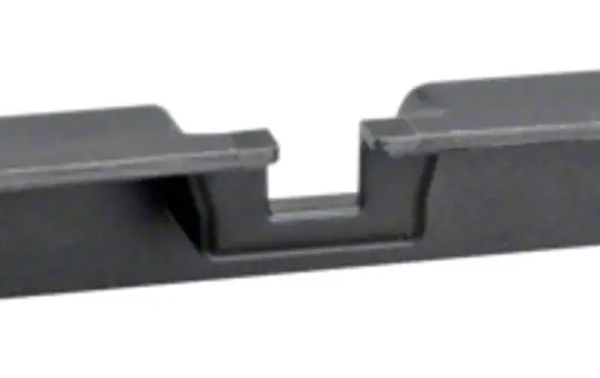 HAGER SL20055A9011 tehalit SL tablier porte-appareils standard | noir graphite | 20x55 mm
