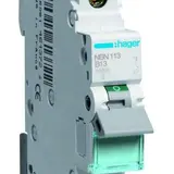 HAGER NBN113 Circuit Breaker 1-pole Type B 13A, 10kA