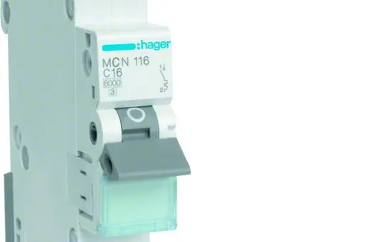 HAGER MCN116 Disjoncteur unipolaire type C 16 A