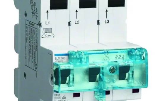 HAGER HTS363E SLS switch 3-pole E-characteristic 63 A, QuickConnect