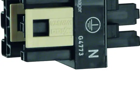HAGER G4773 Accessoires pour système de connexion WAGO Energiebus Distributeur en H