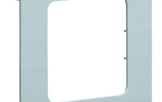 HAGER L91207035 tehalit Dado trunking device cover R7 1-fold, 100 mm, plastic | light gray
