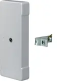 HAGER L61447035 tehalit Duct End Plate 80 mm, die-cast zinc, for aluminum channels | light gray | 70x170 mm