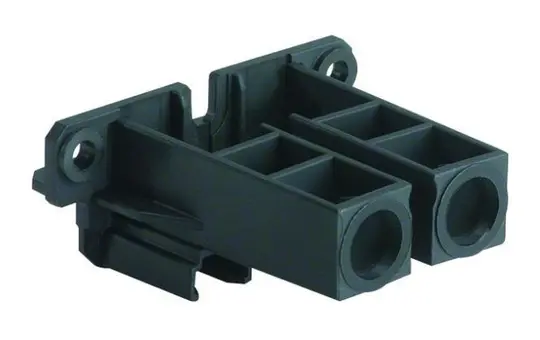 HAGER UZ04A1 universZ canopy tower double, low level, with screws