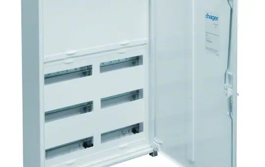 HAGER FWB52N Field Distributor IP44 Closed Cover Hood 2 fields | 800 mm