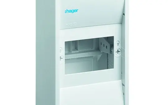 HAGER GD104N Petit tableau Gamma 1 rangée, 4 TE