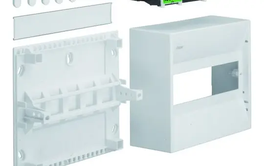 HAGER GD110N Petit tableau de distribution Gamma Rangée simple, 10 TE