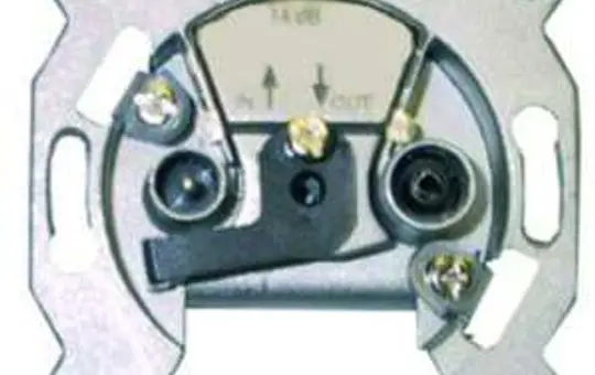 KATHREIN 274418 Antenna socket 2-fold, SAT, continuity, 14 dB