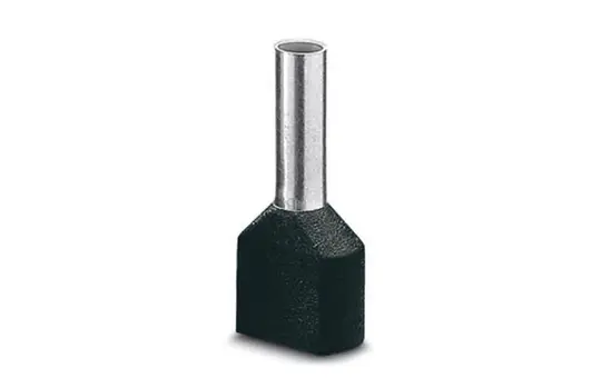 PHOENIX 3201534 Twin Ferrule 10mm | black | 1,5 mm²