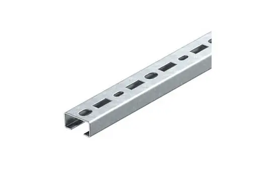 OBO BETTERMANN 1104284 Rail de profil CM3518 Fente 17 mm | 300 mm