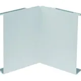 HAGER BRS0802I7035 tehalit Brüstungskanal-Inneneck-Abdeckung 80 mm, sheet steel | light gray