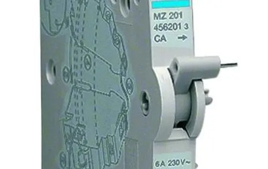 HAGER MZ201 Auxiliary Contact 1s+1Ö, for circuit breaker 6 A