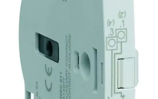 HAGER HZC311 Contact auxiliaire 1NO+1NC, pour interrupteurs de coupure de charge 20-125 A