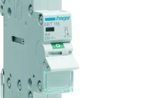 HAGER SBT116 Interrupteur unipolaire 16 A, voyant lumineux