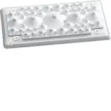 HAGER FZ402 Cable Entry IP55 flexible with nubs for tearing out