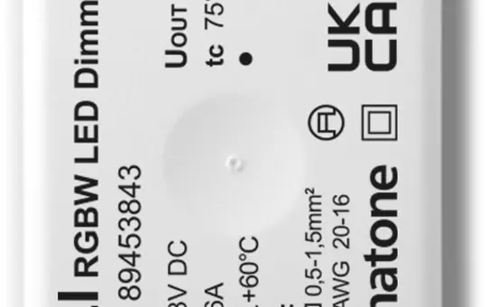 LUNATONE 89453843 DALI LED dimmer actuator CV DT8 DE RGBW, 16A