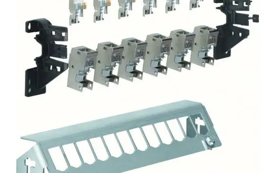 HAGER FZ12MM Patch Panel for Distribution Installation 12-fold, e-data